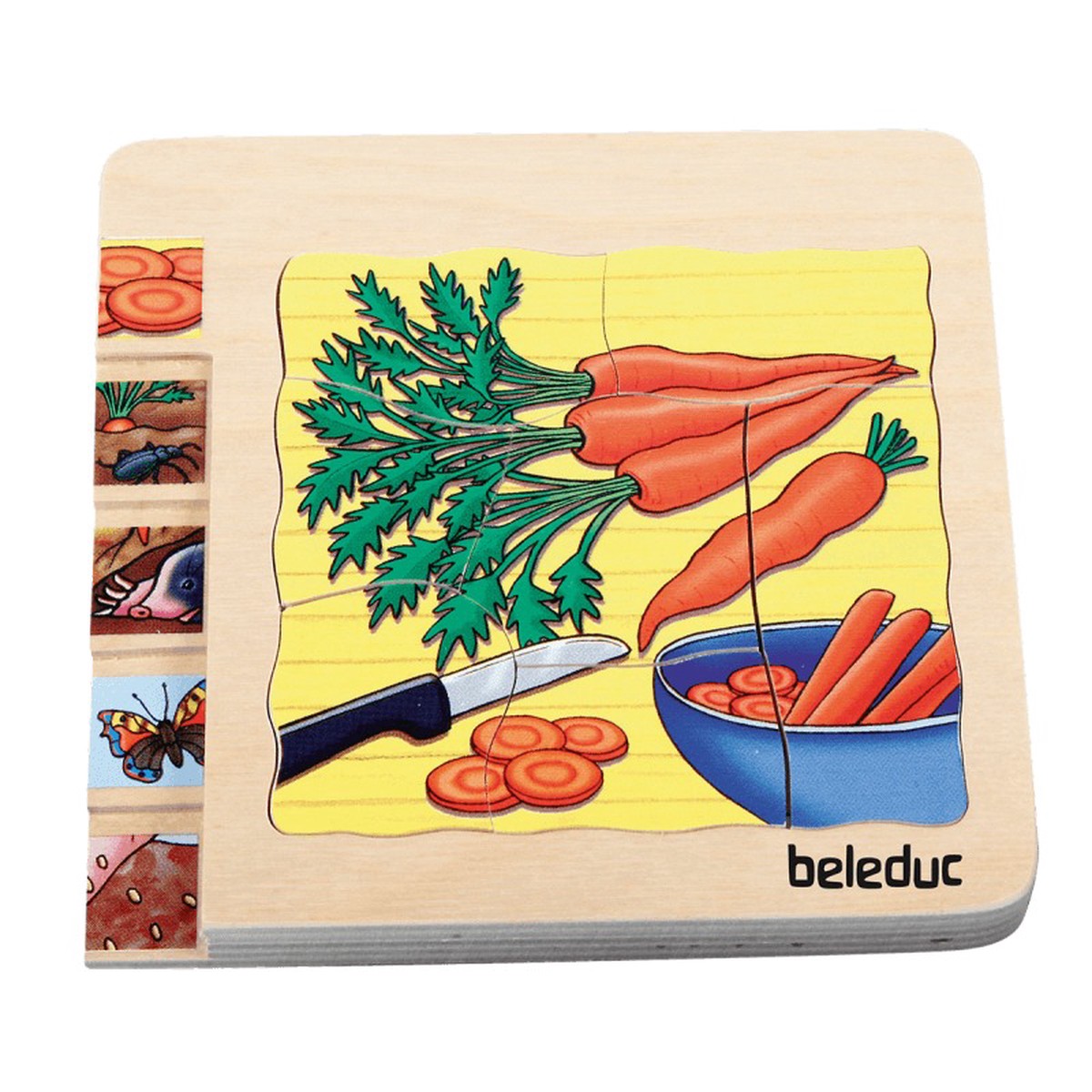 Beleduc Multilayer Puzzle - Carrot