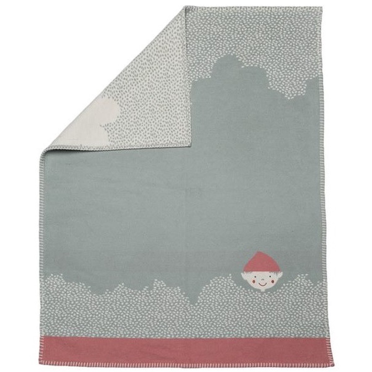 David Fussenegger Light Green Elf Lena Bassinet Blanket