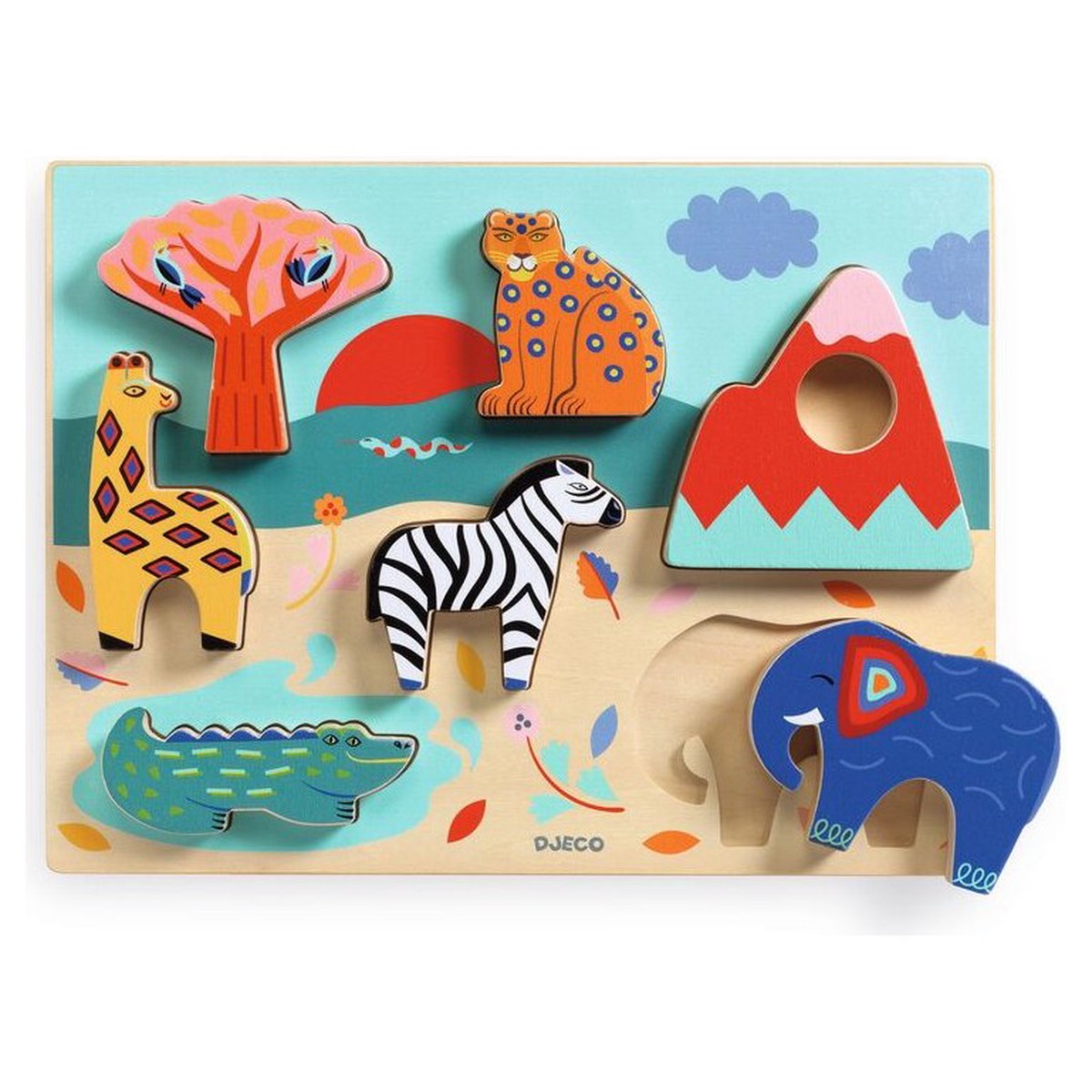 Djeco Savana Story Wooden Puzzle
