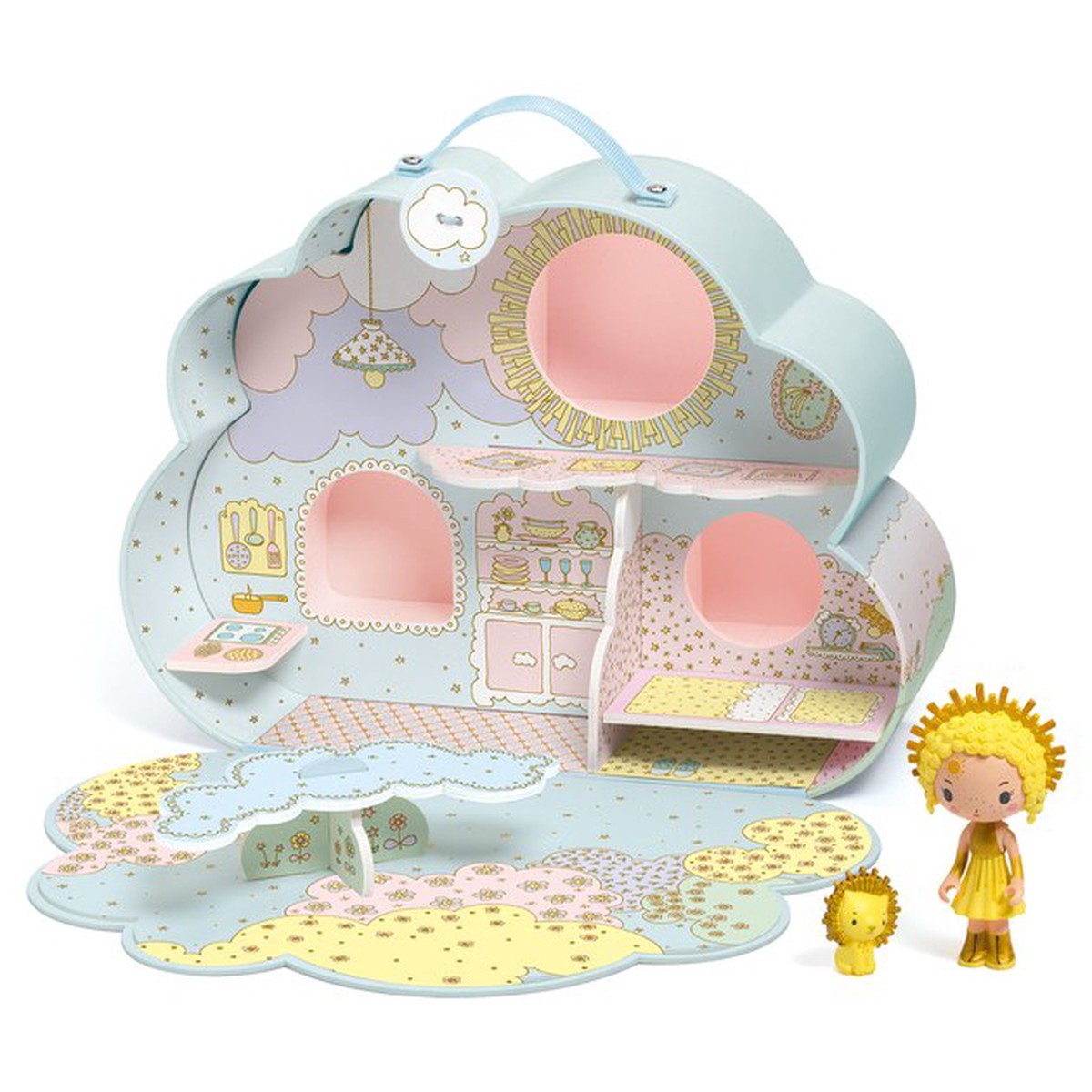 Djeco Sunny & Mia Toy Cloud House Set