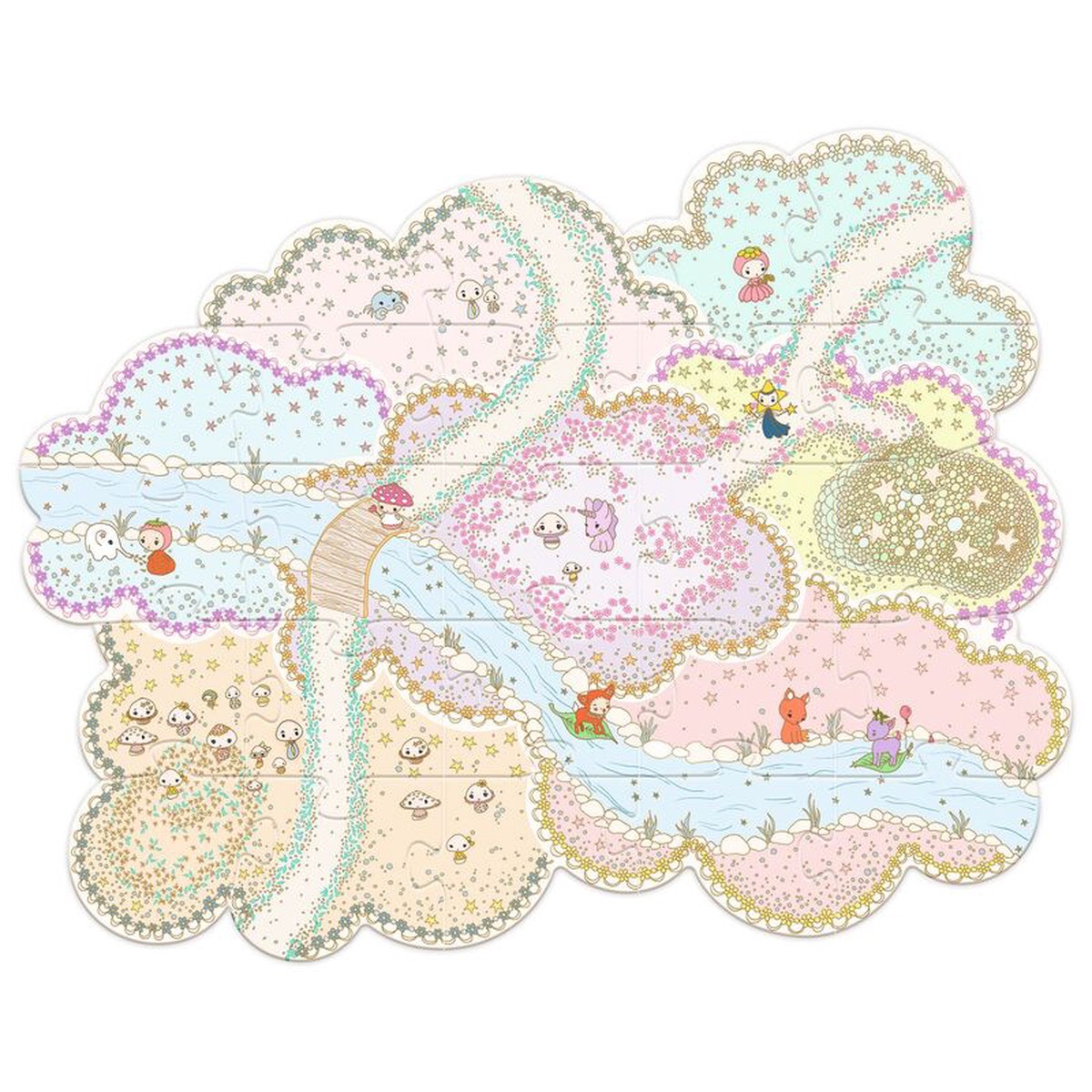 Djeco Tinyly Puzzl'Up Lily 28pc Puzzle & Playset