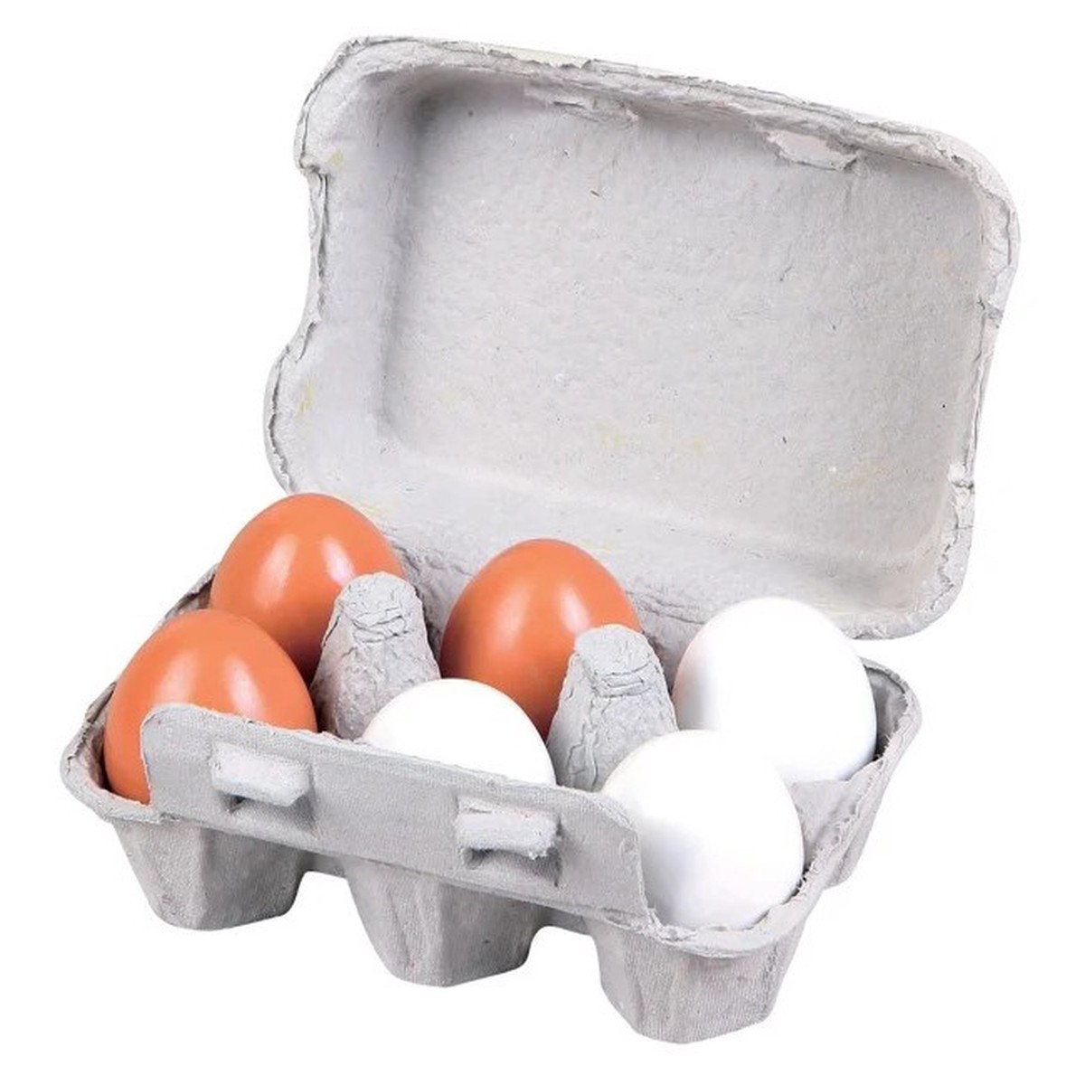 Fun Factory Pretend Play Wooden Egg Set