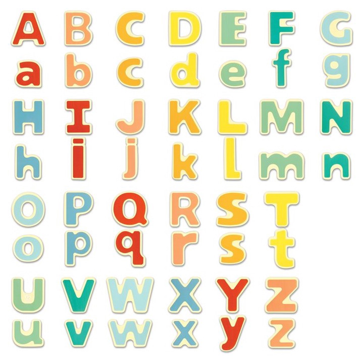 Hape Magnetic Alphabet – Uppercase and Lowercase Letters