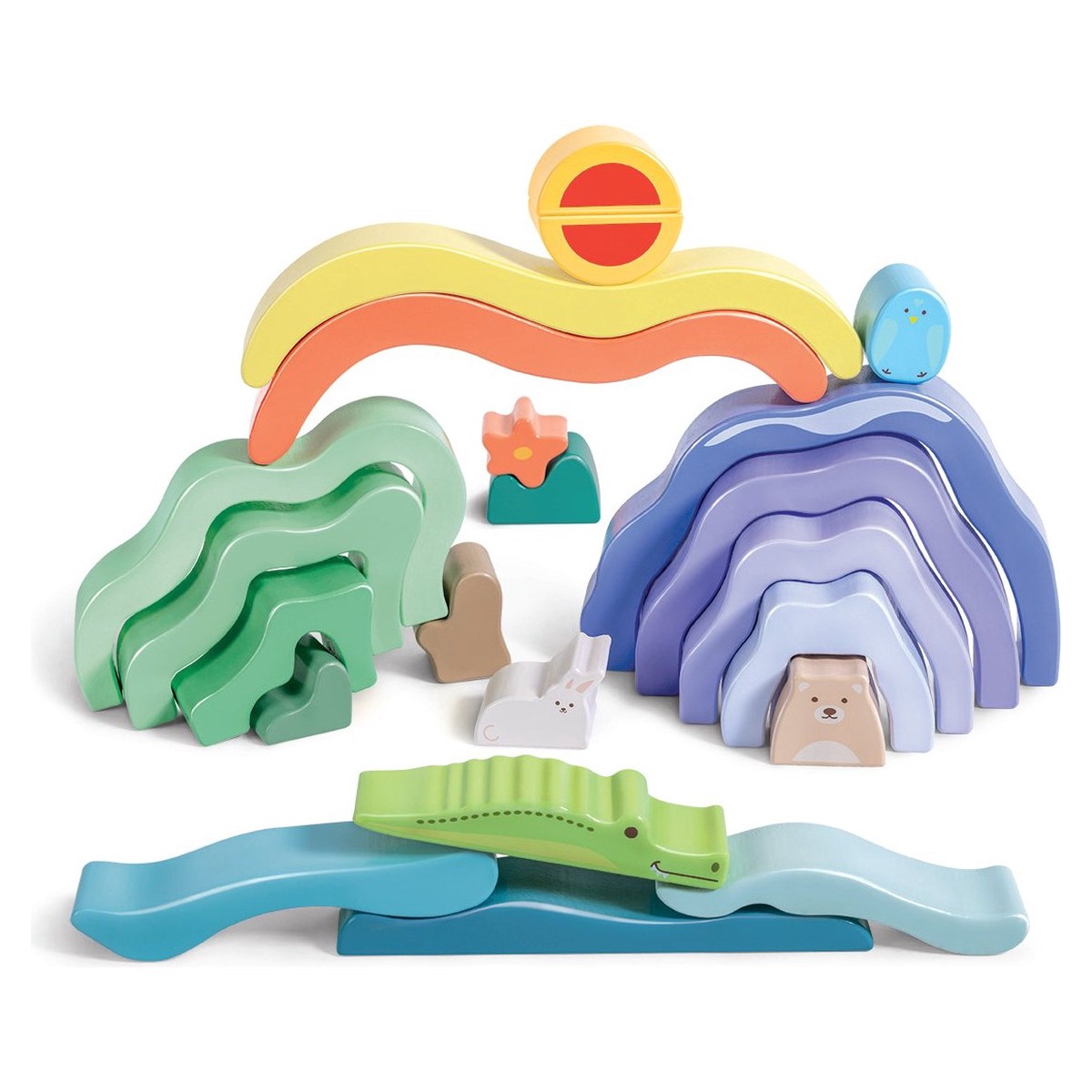 Hape Nature Scene Stacking Blocks