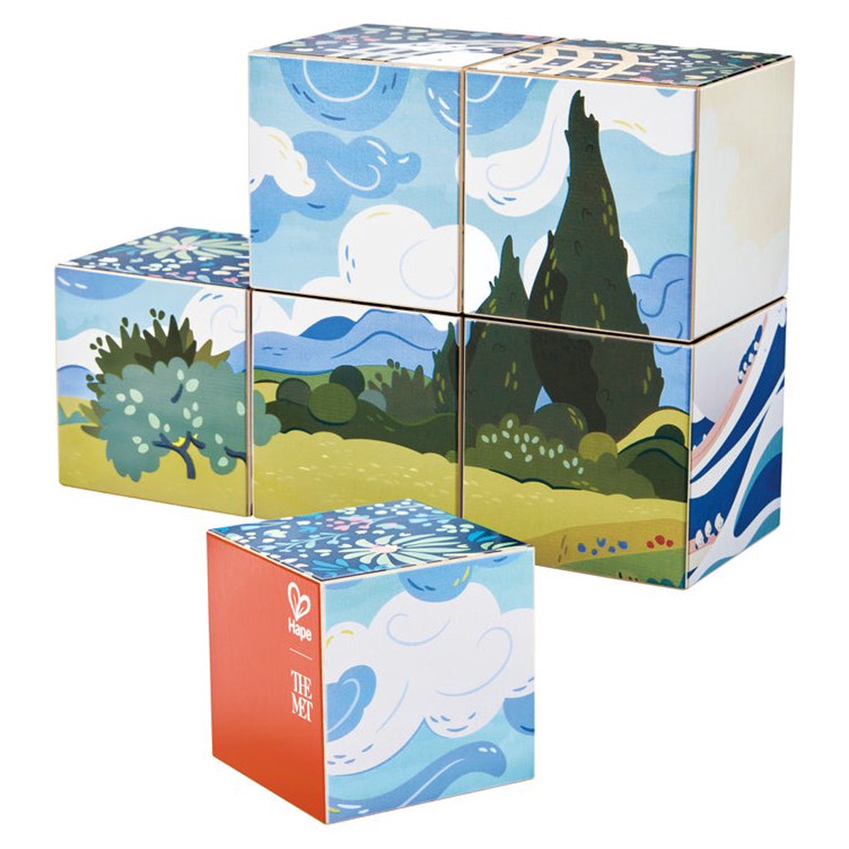 Hape The Met Art Puzzle Cubes