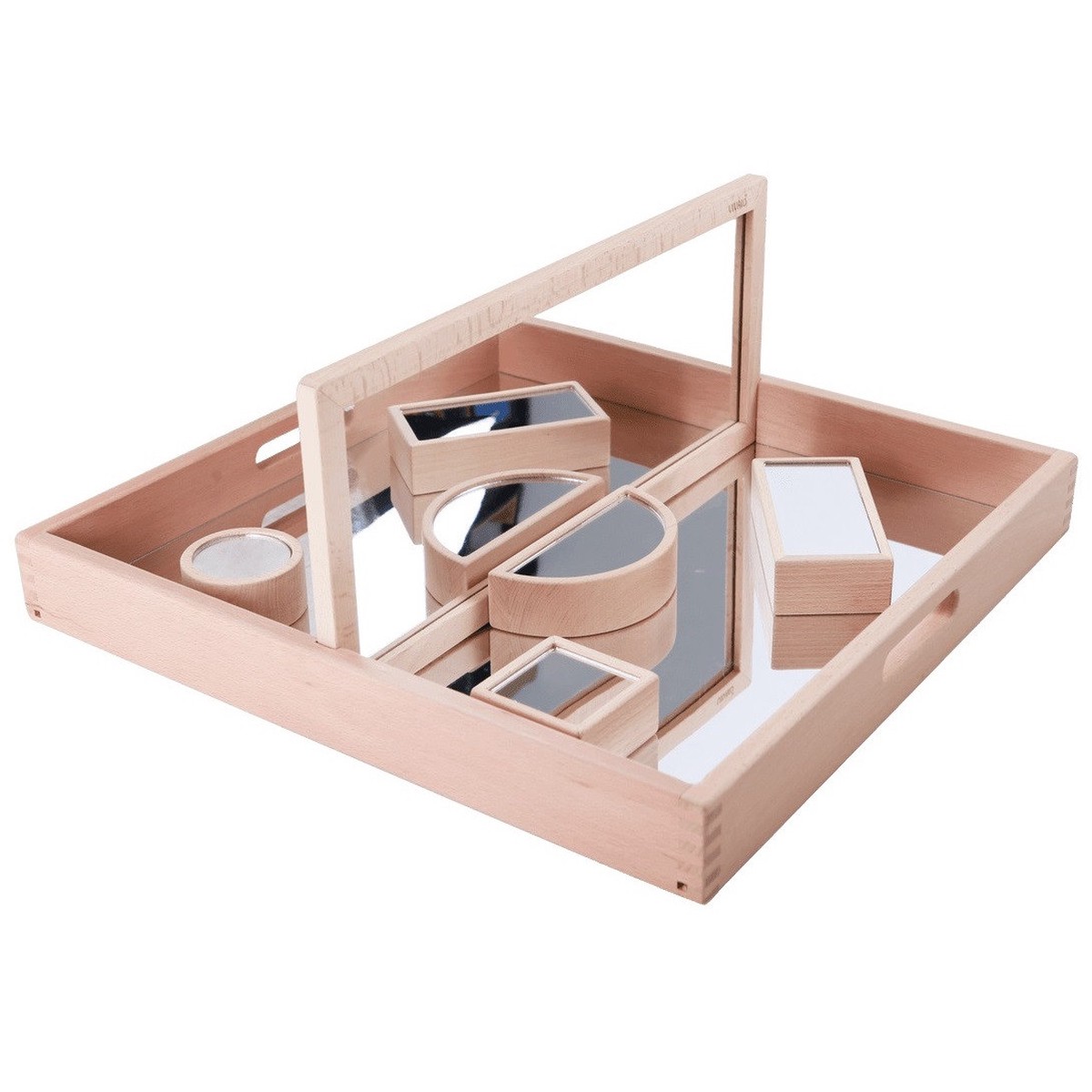 Mirror Tray and Block Set