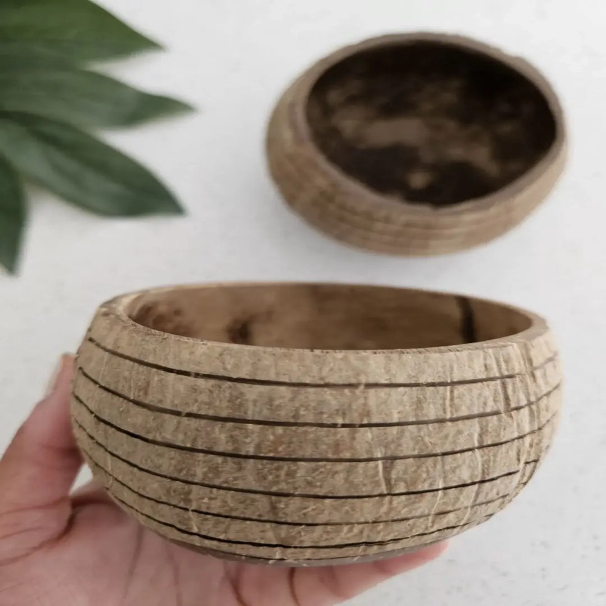Qtoys Horizon Pattern Coconut Bowl
