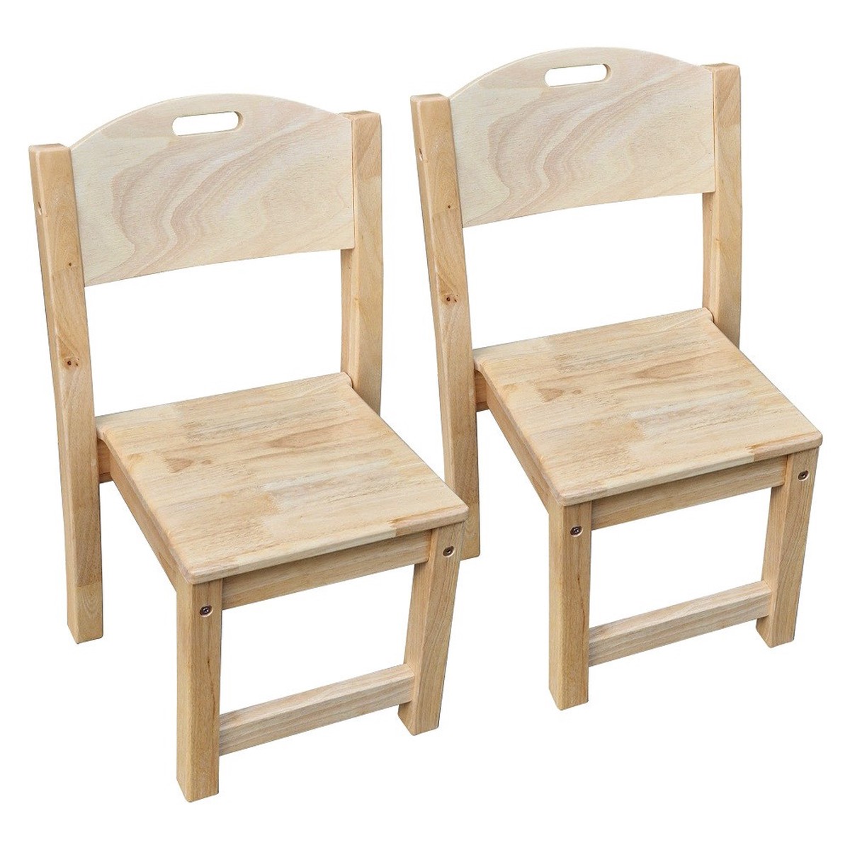 Qtoys Rubberwood Stacking Kids Chair - Set of 2
