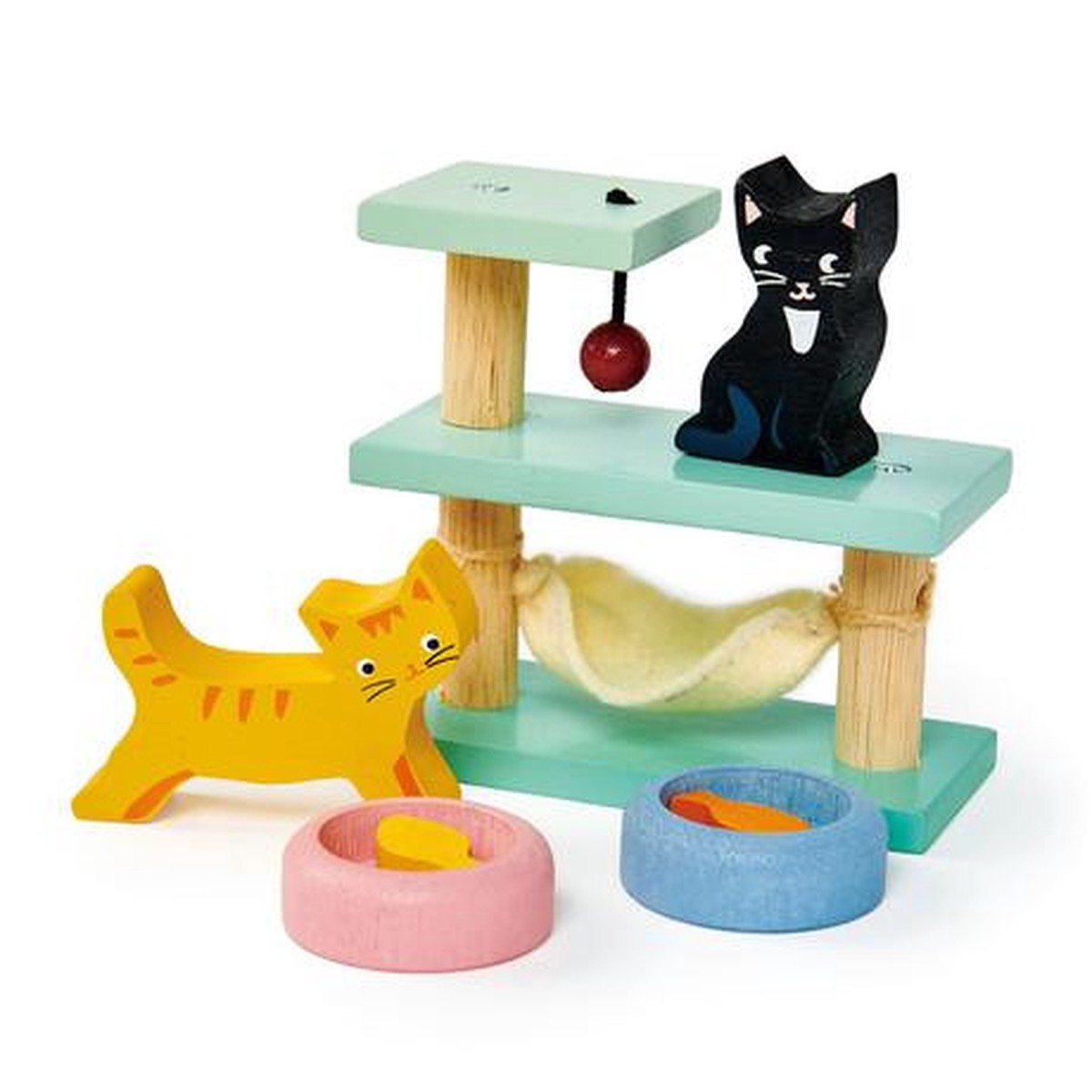 Tender Leaf Toys Wooden Pet Cats Play Accessories