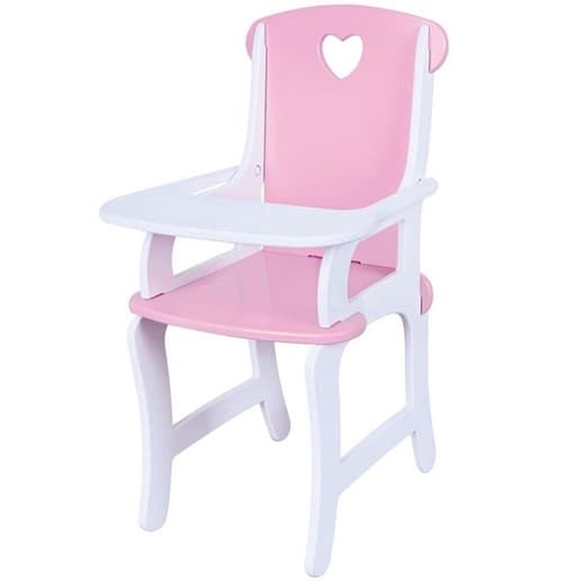 Viga Wooden Doll High Chair in Pink