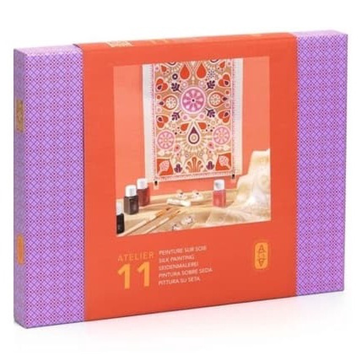 Djeco Atelier 11 – Floral Silk Scarf Painting Kit