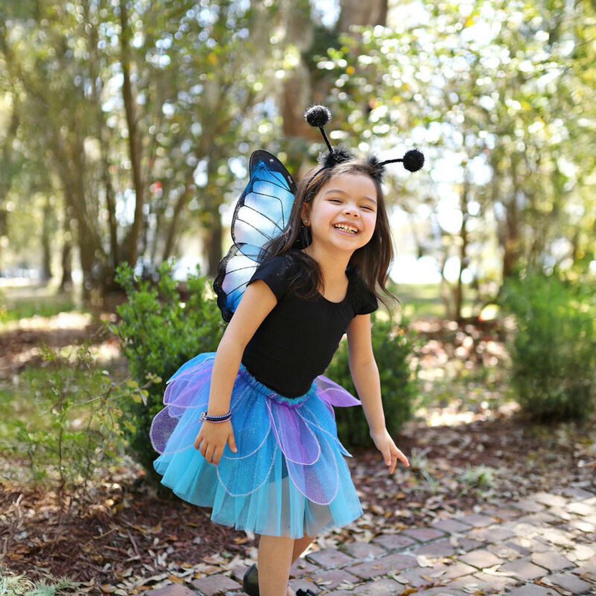 Great Pretenders Costume Set Midnight Butterfly Tutu with Wings & Headband