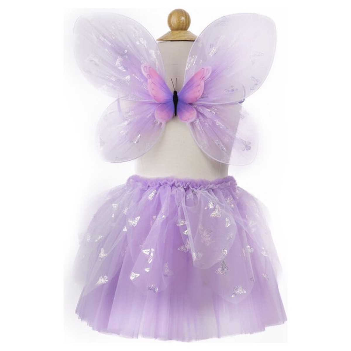 Great Pretenders Lilac Flutter Butterfly Skirt & Wings Costume
