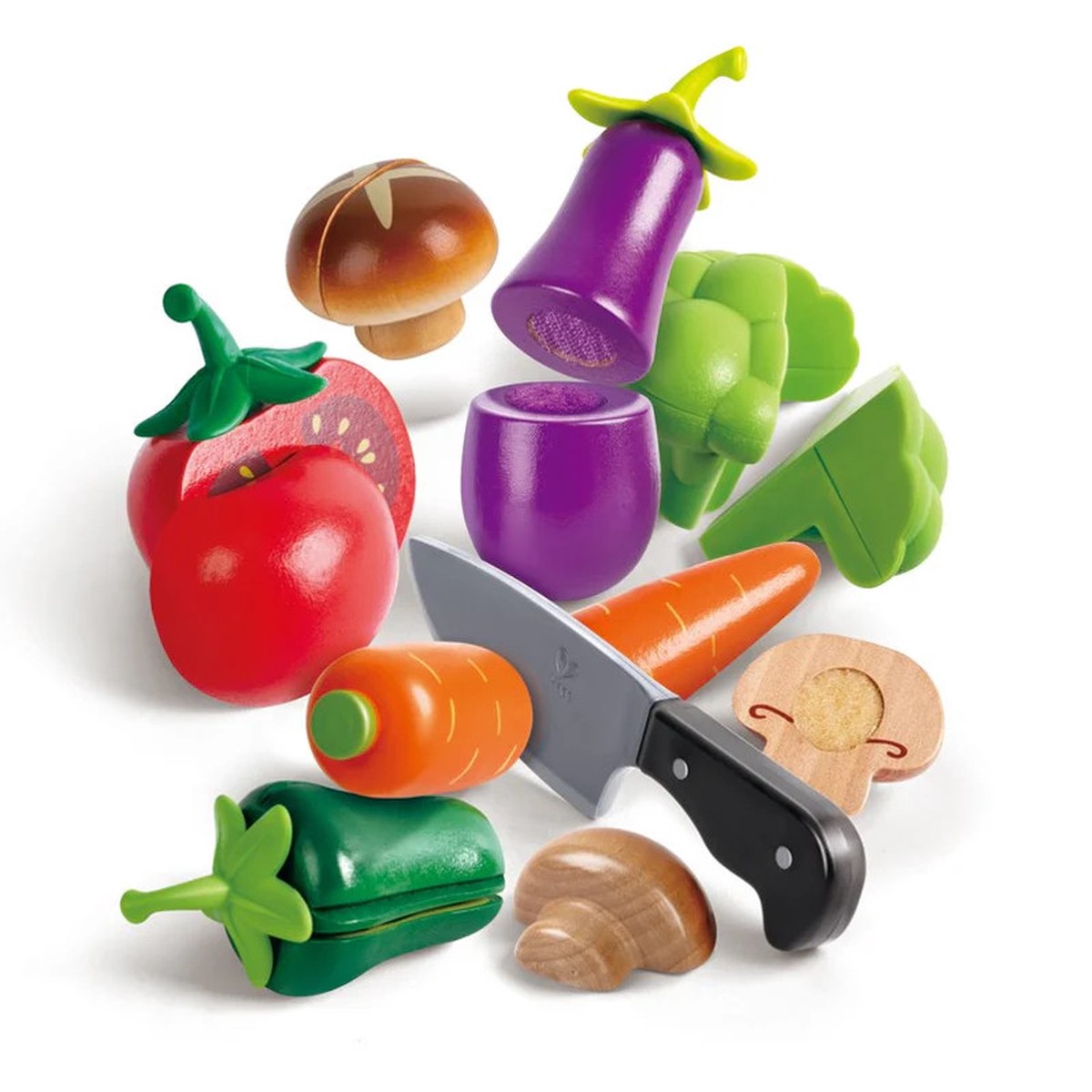 Hape Wooden Garden Vegetables with Velcro