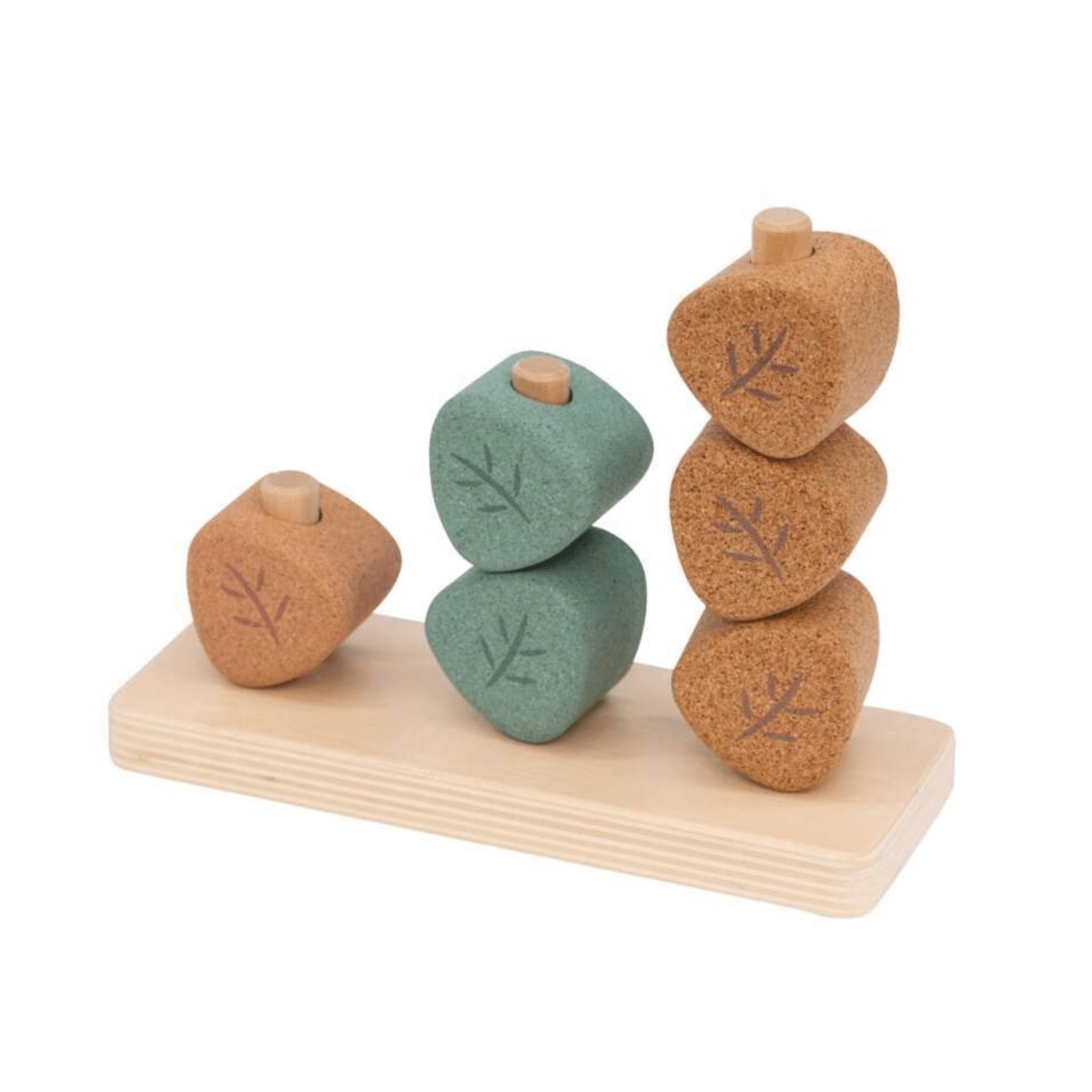 Korko Learning Leaves Stacking Toy