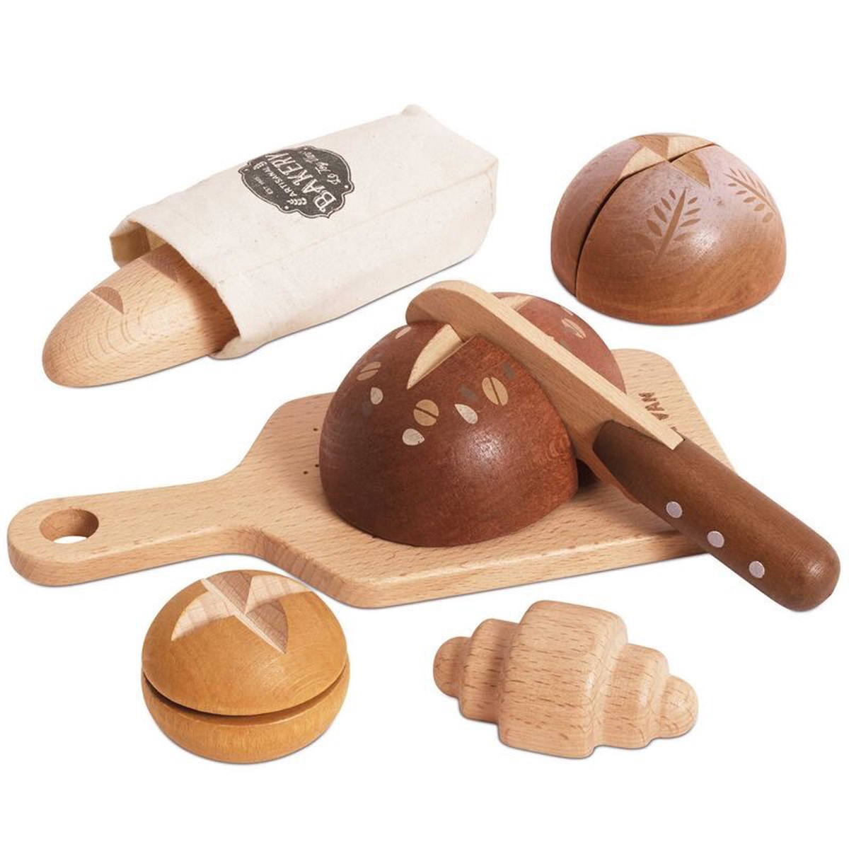 Le Toy Van Bread Loaf and Knife Set