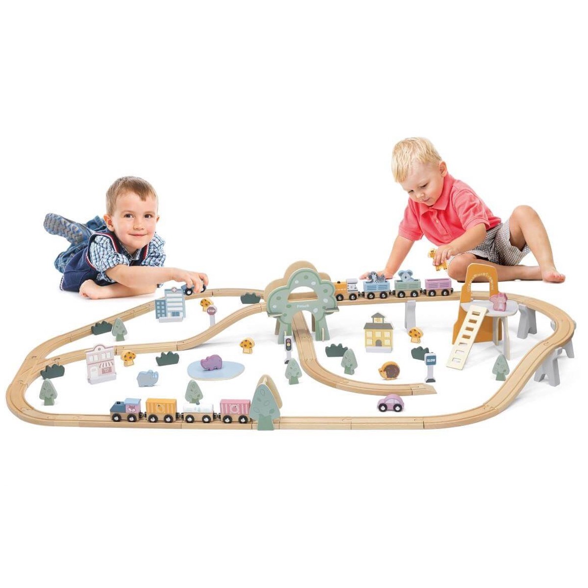 PolarB Train Set – 92 pcs