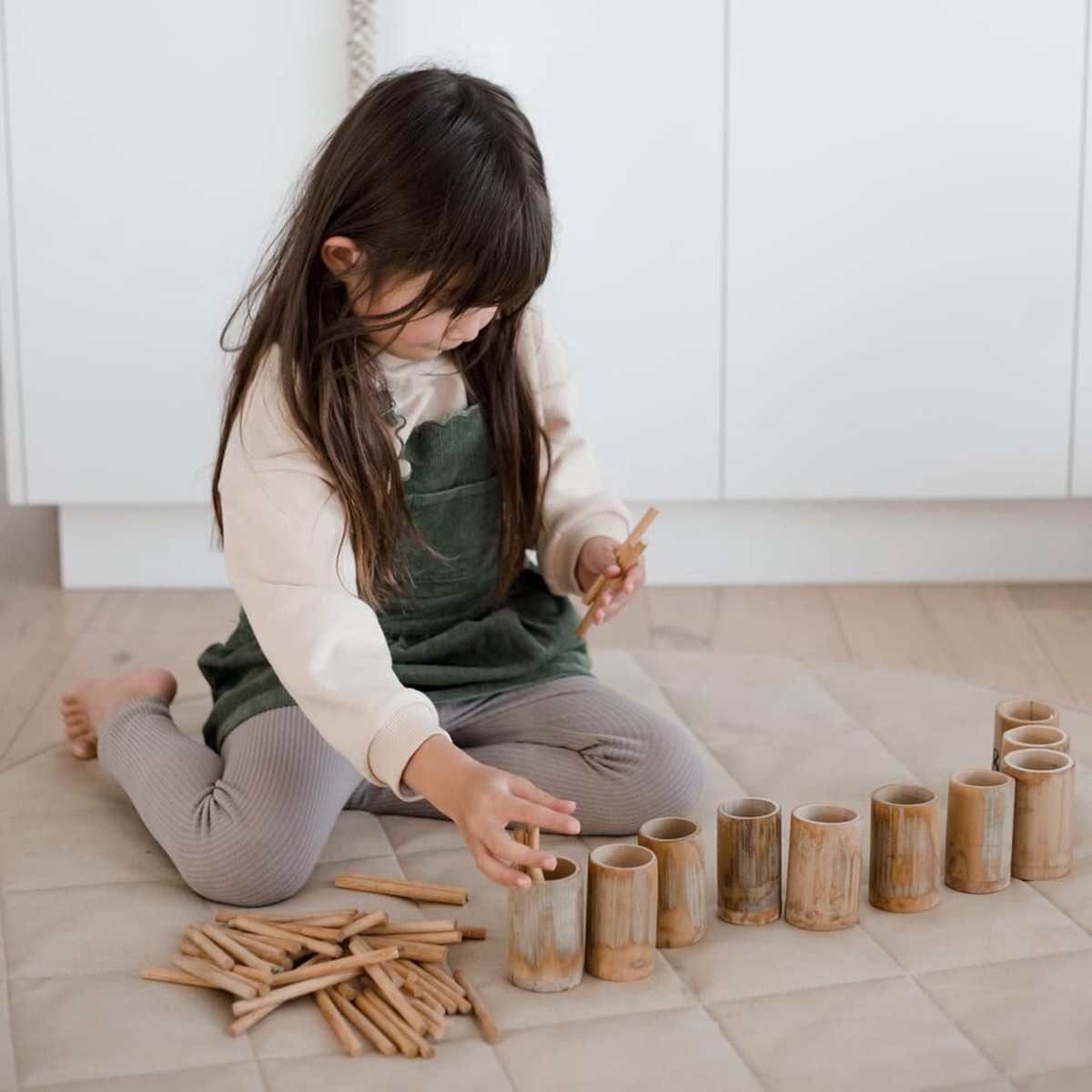 Qtoys Bamboo Counting Set