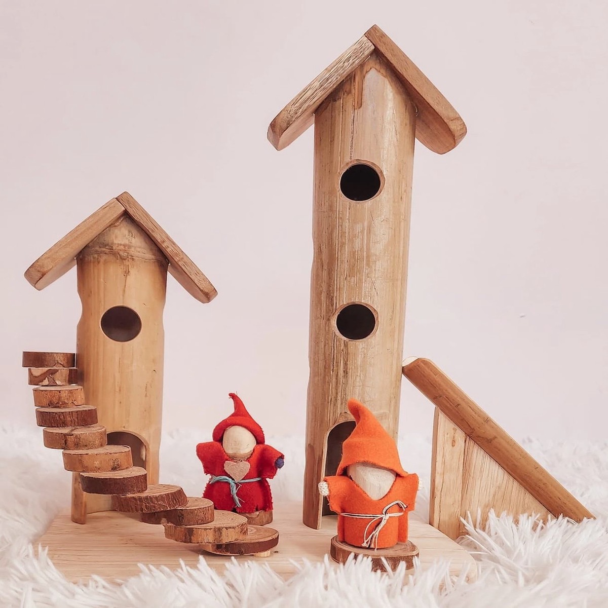 Qtoys Bamboo Gnome Play Set