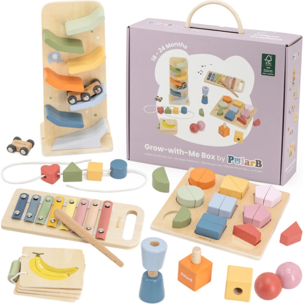 Viga Grow with Me Educational Toy Box – Colour Crafters 18-24 Months