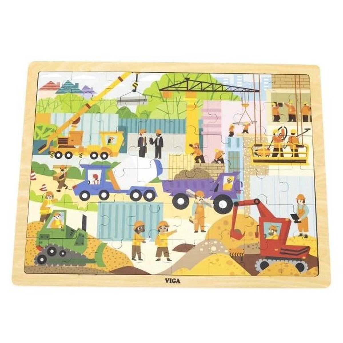 Viga Jigsaw Puzzle 48pc – Construction Area