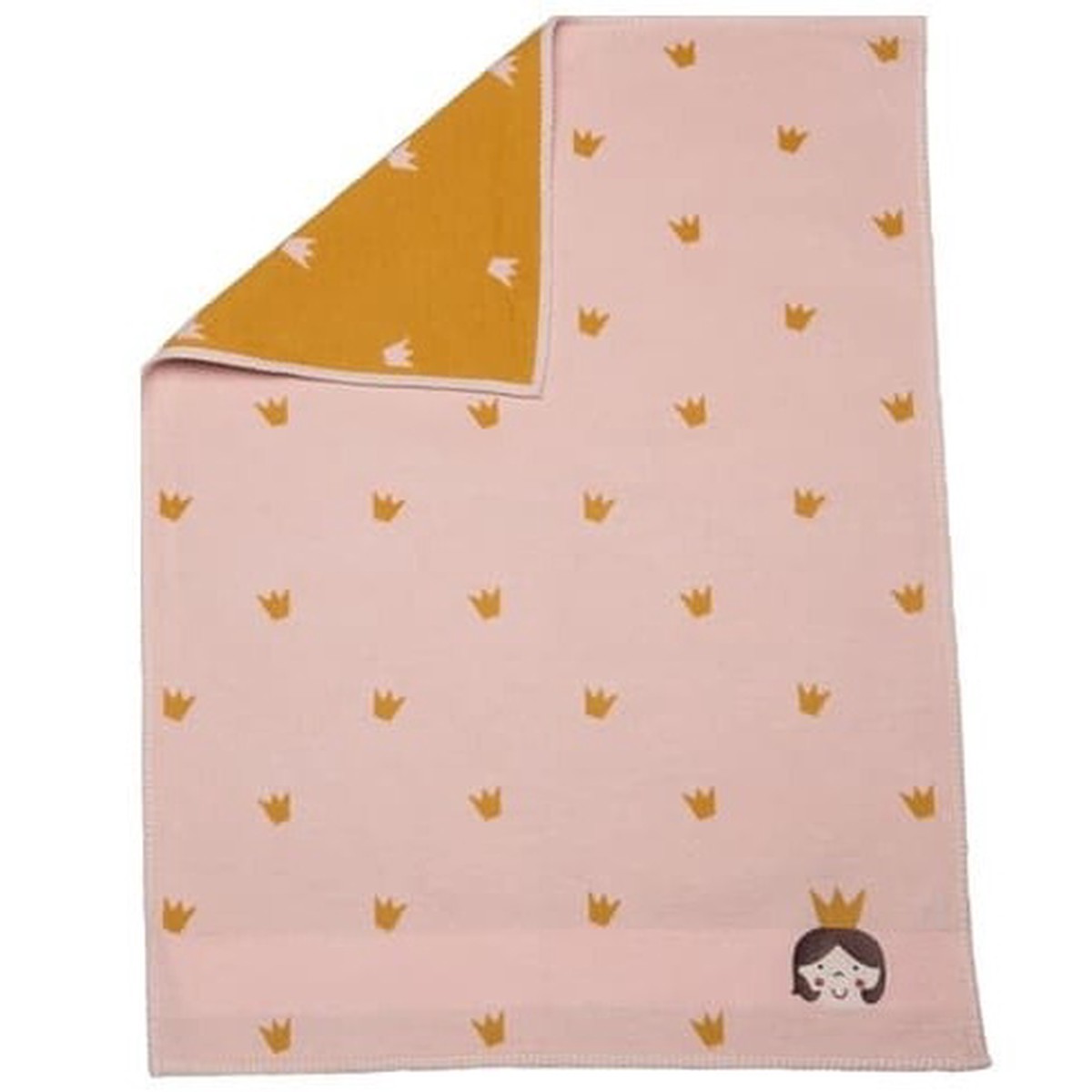 David Fussenegger Rose Princess Lena Bassinet Blanket