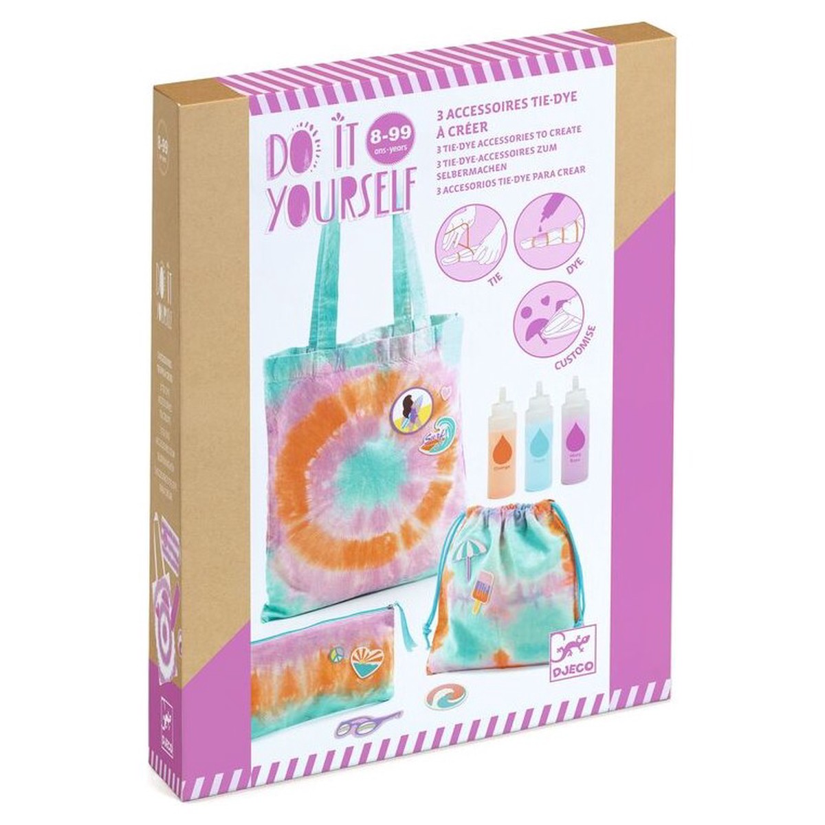 Djeco Do It Yourself Tie Dye Kit