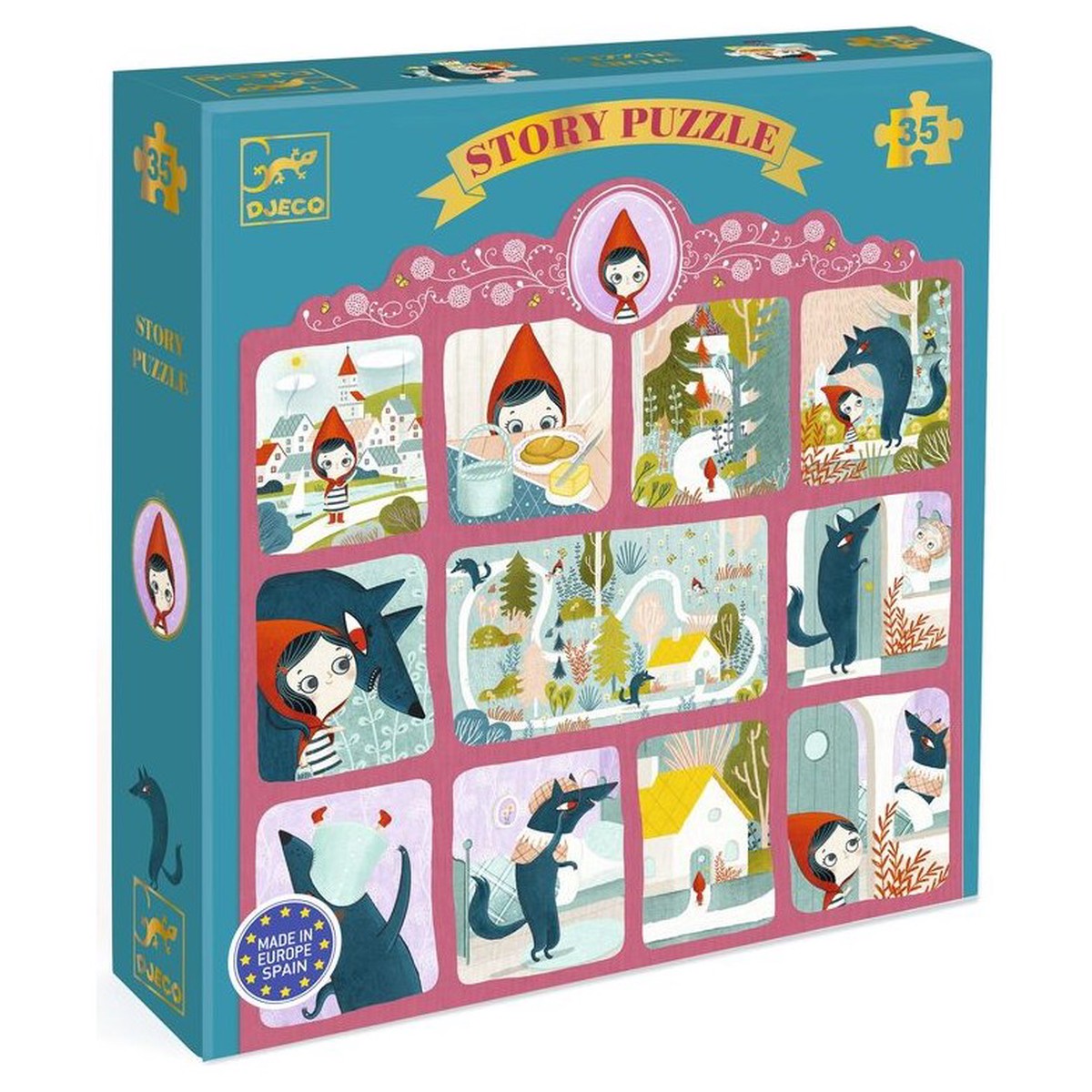Djeco Little Red Riding Hood 35pc Story Puzzle