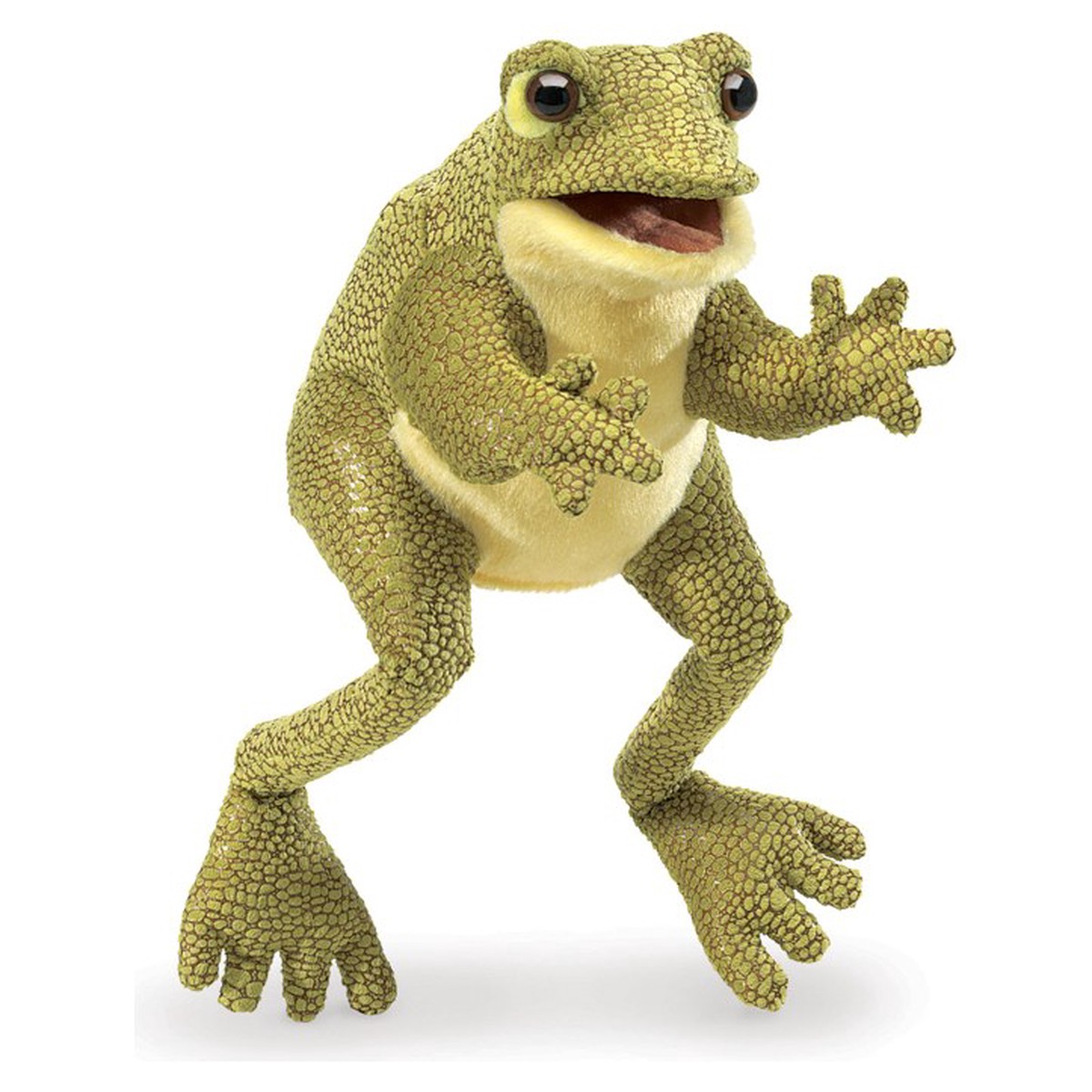 Folkmanis Funny Frog Hand Puppet