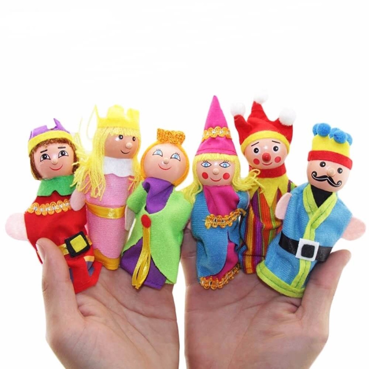 Fun Factory Wooden Finger Puppets – Royal Family