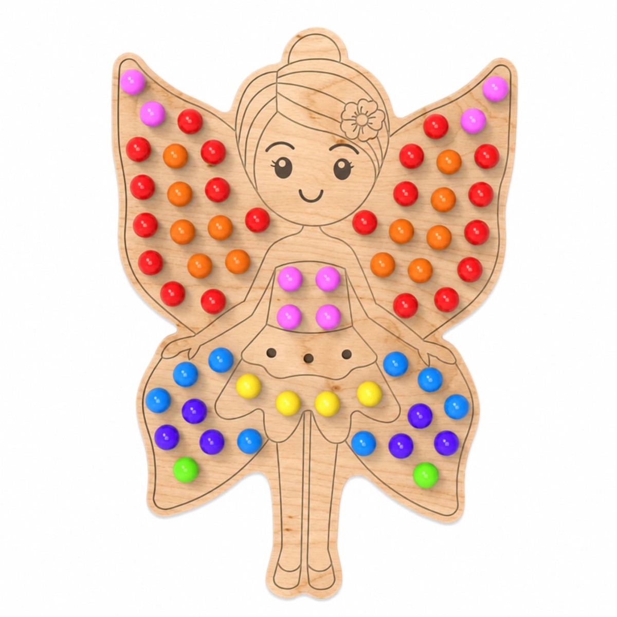 Little Pegz Flora The Fairy Pegboard