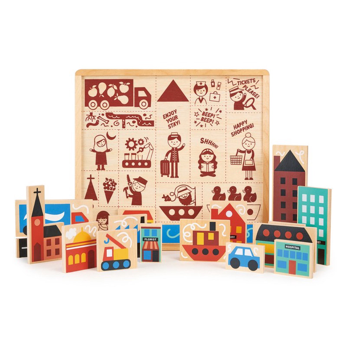 Mentari Town Puzzle