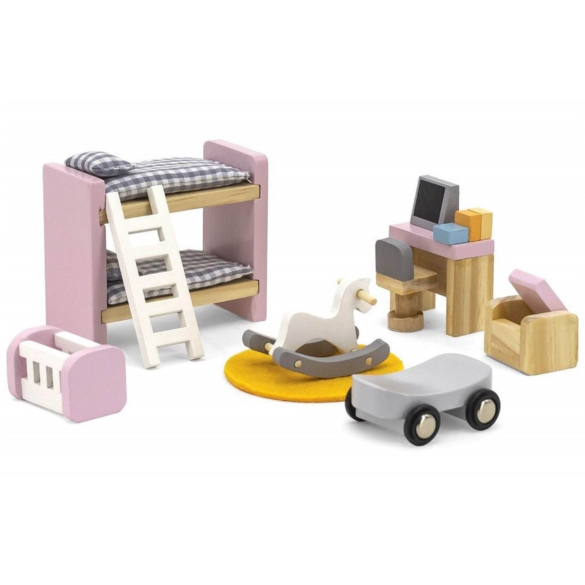 PolarB Dollhouse Furniture - Kid's Bedroom