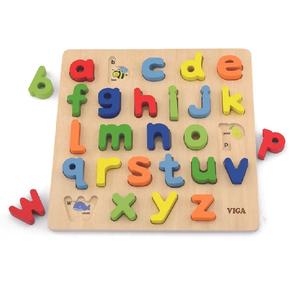 Viga Block Puzzle Alphabet Lower Case
