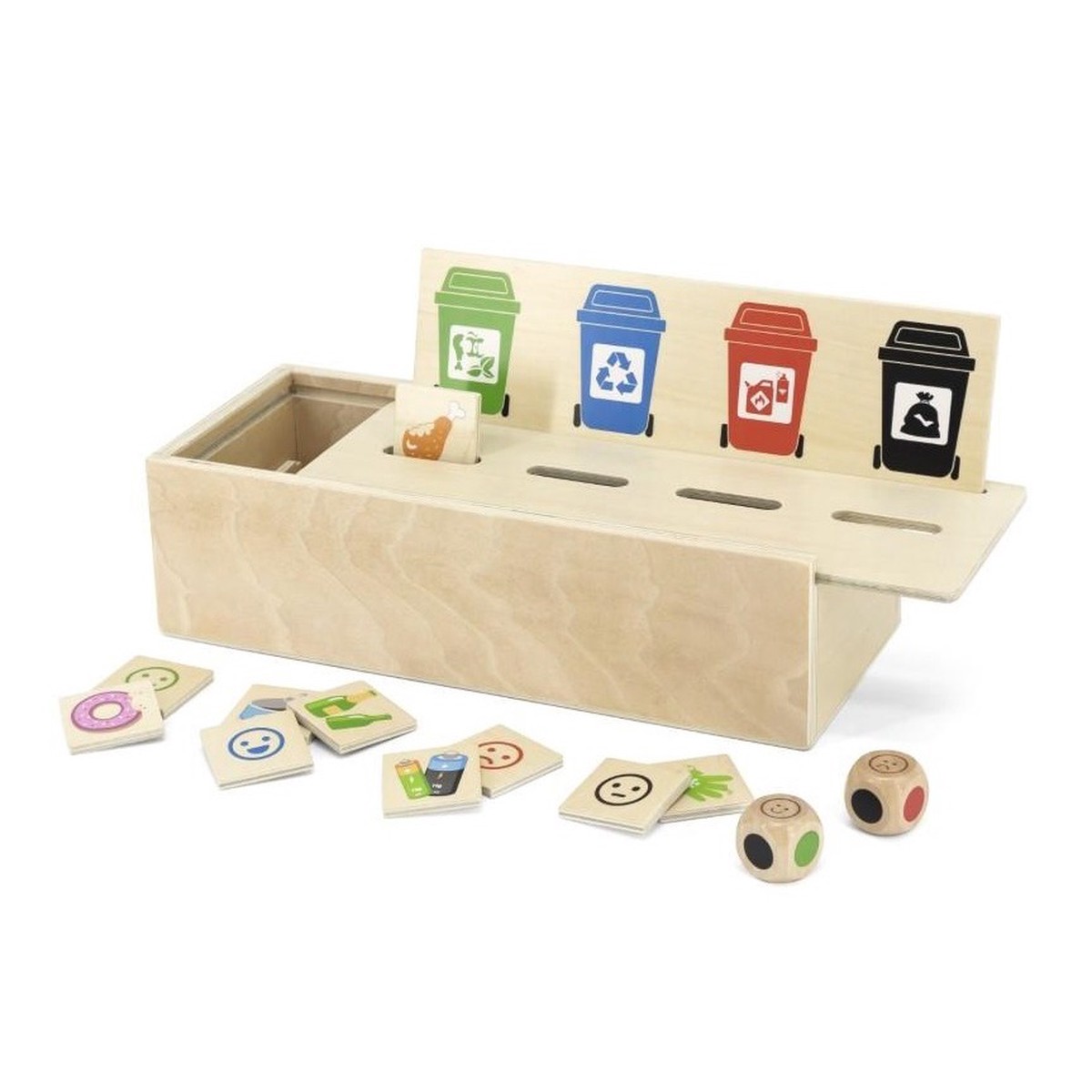 Viga Wooden Waste Sorting Game for Kids