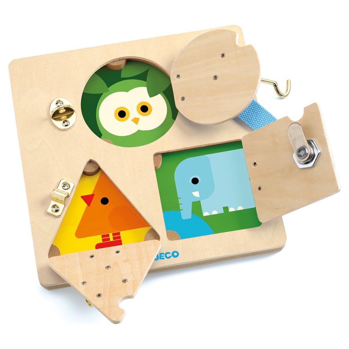 Djeco Lock Basic Wooden Puzzle