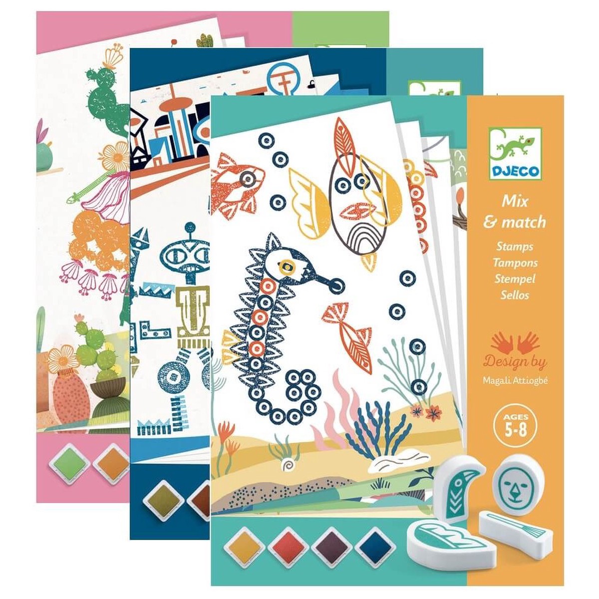 Djeco Stamp Sets for 5+