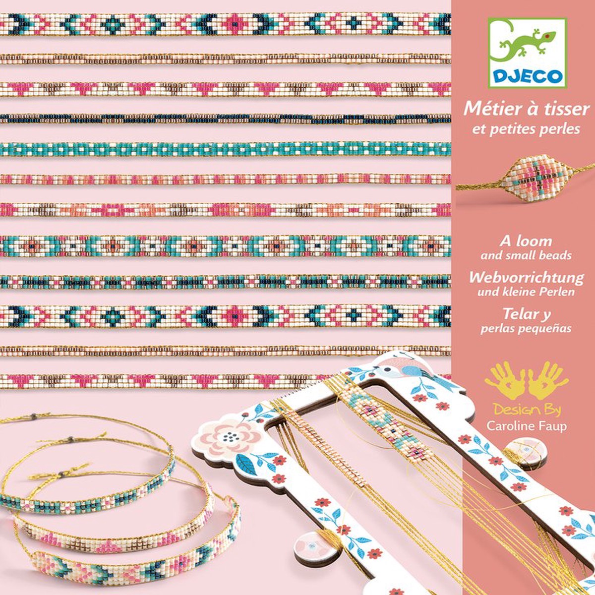Djeco Tiny Beads Friendship Bracelet Making Kit