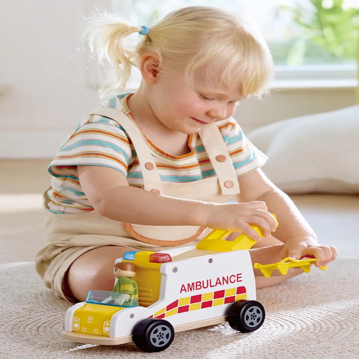 Hape Toy Ambulance with Lights & Siren