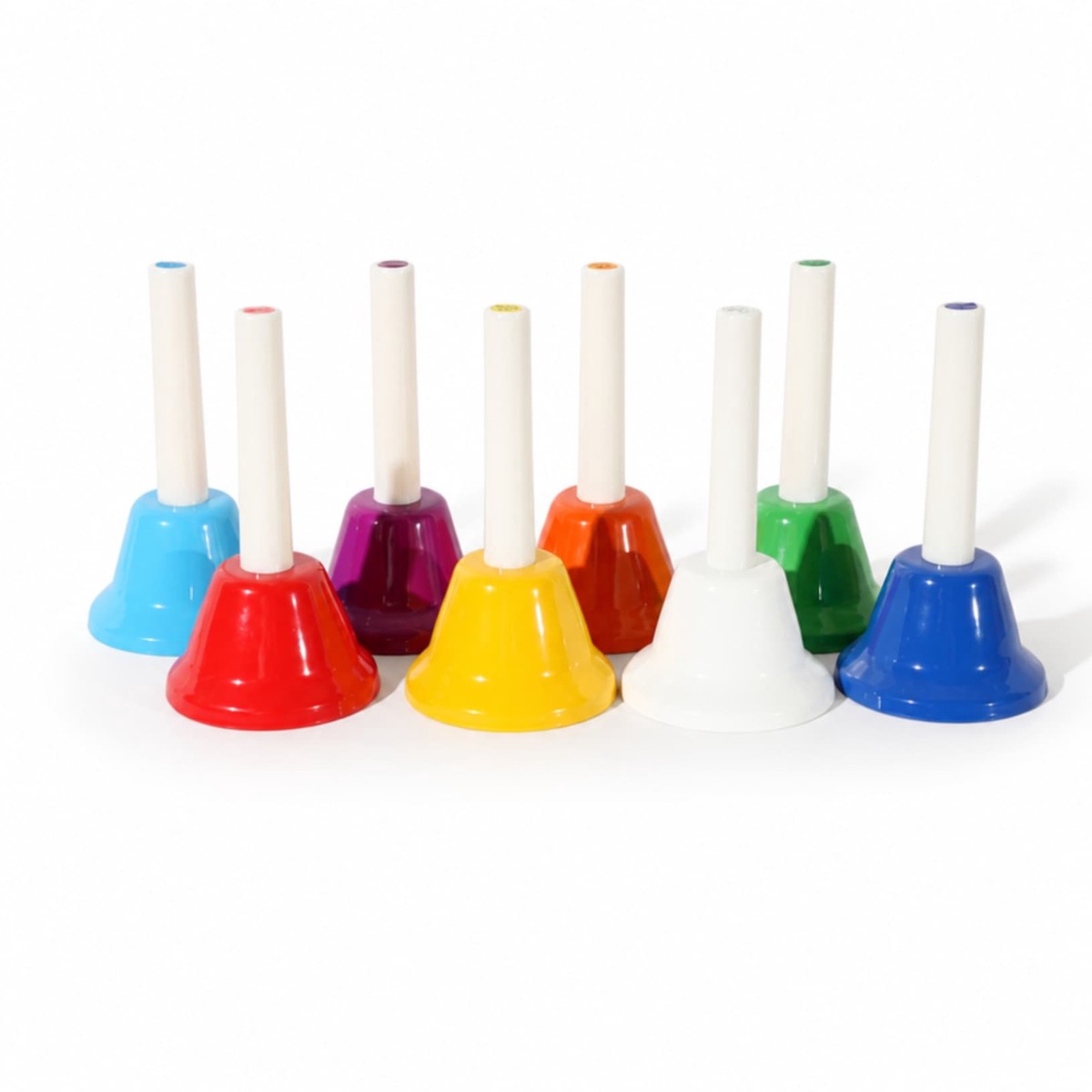 Rainbow Hand Bell Set  8 Musical Bells