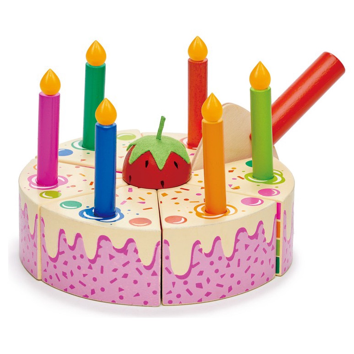 Tenderleaf Rainbow Birthday Cake
