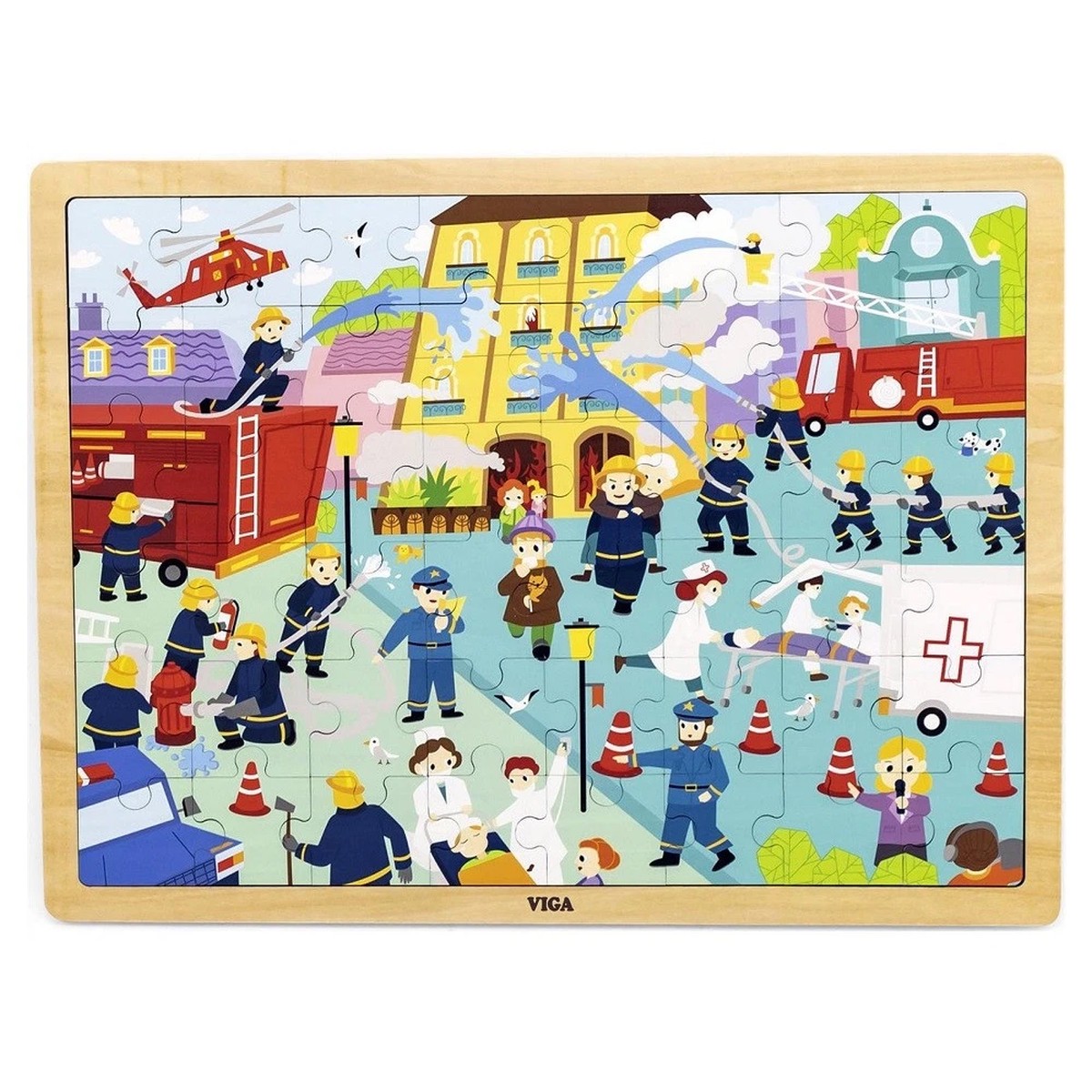 Viga Jigsaw Puzzle 48pc – Fire Fighting