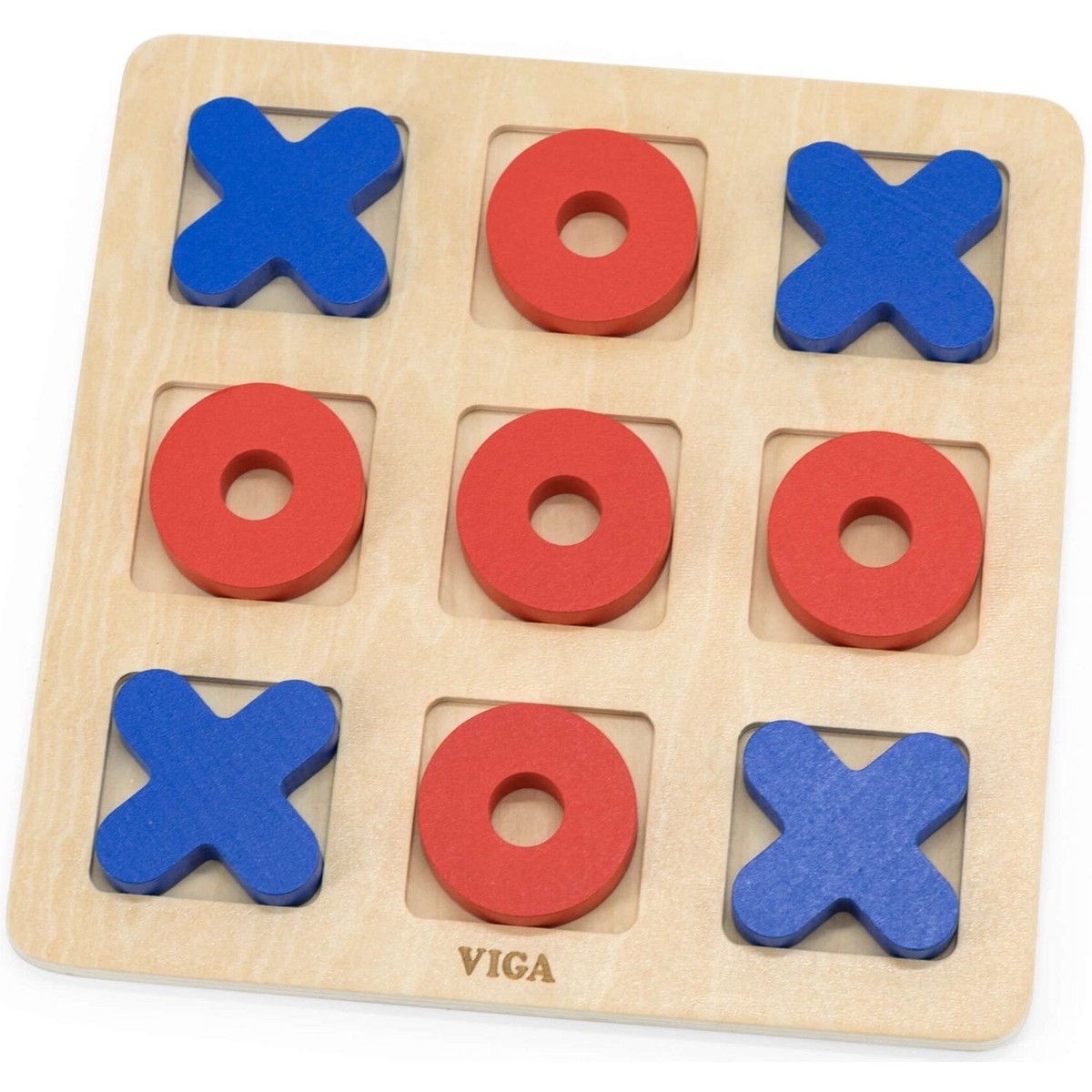 Viga Tic Tac Toe Wooden Kids Game