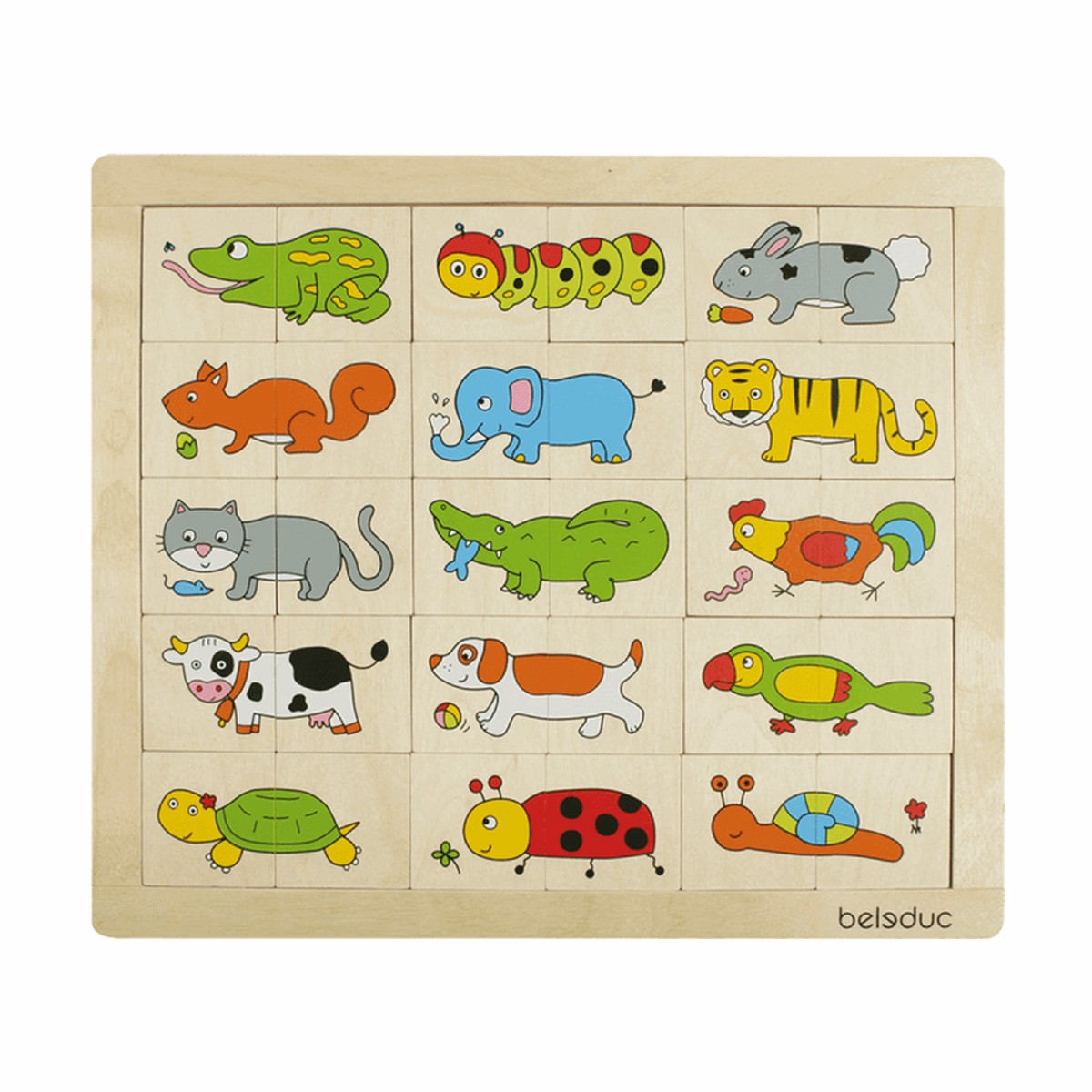 Beleduc Match & Sort Puzzle - Animals