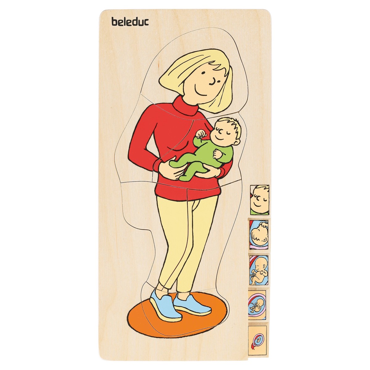 Beleduc Multilayer Puzzle - Your Body - Mother & Baby