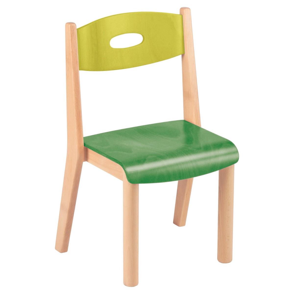 GAM Montessori Stackable Chair Green