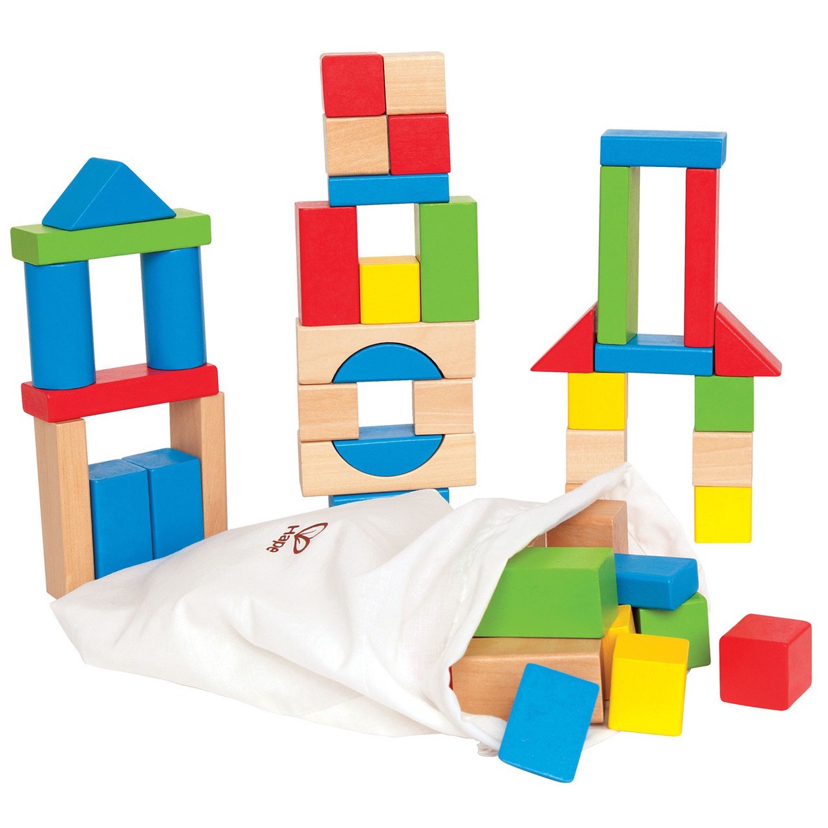 Hape Maple Block Set – 50 Pcs