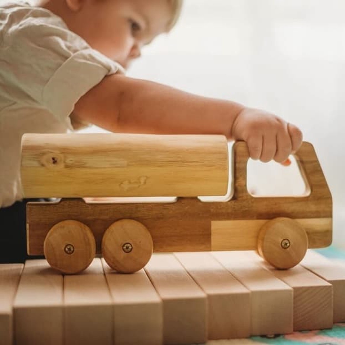Qtoys Wooden Tanker Truck