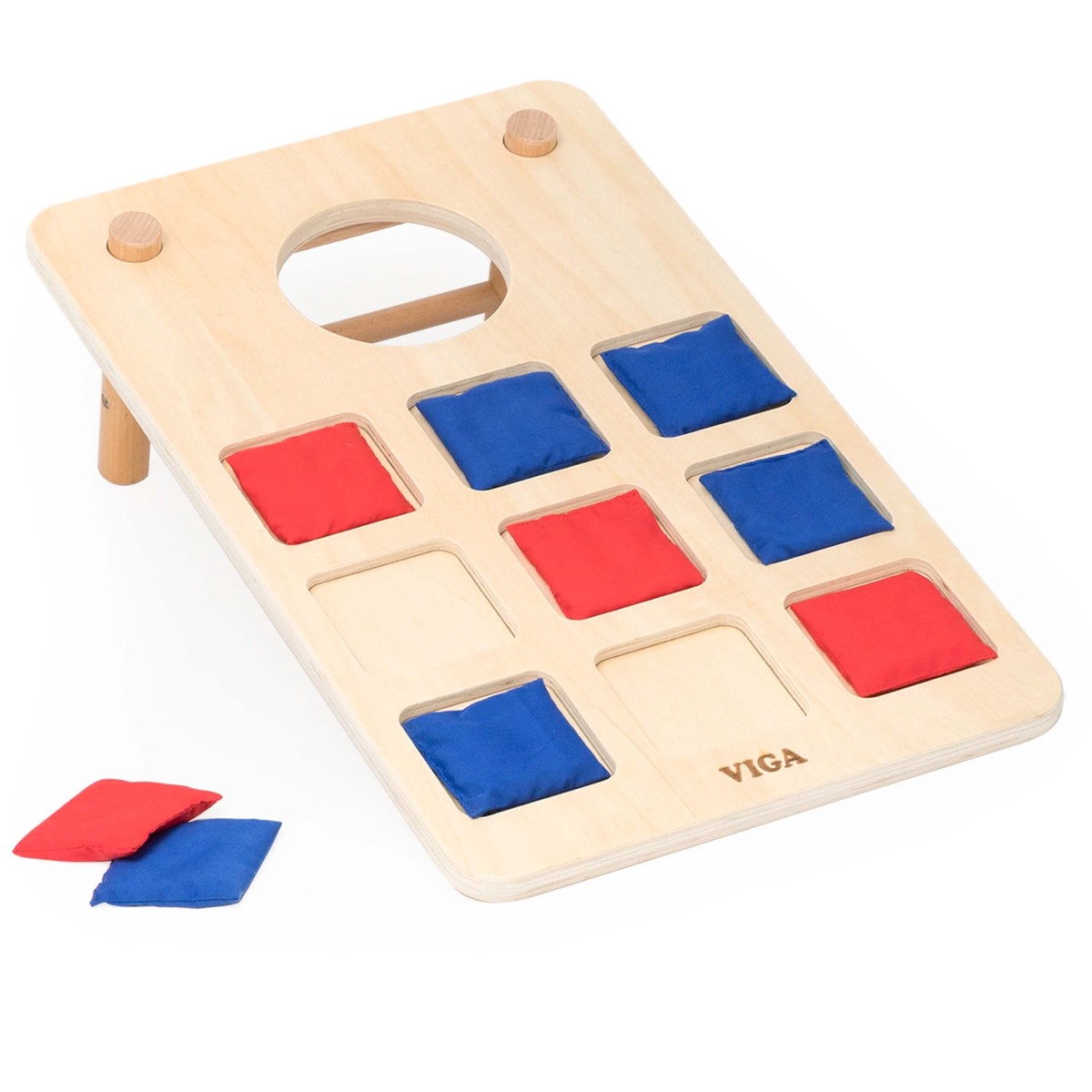 Viga Cornhole + Tic Tac Toe Fun