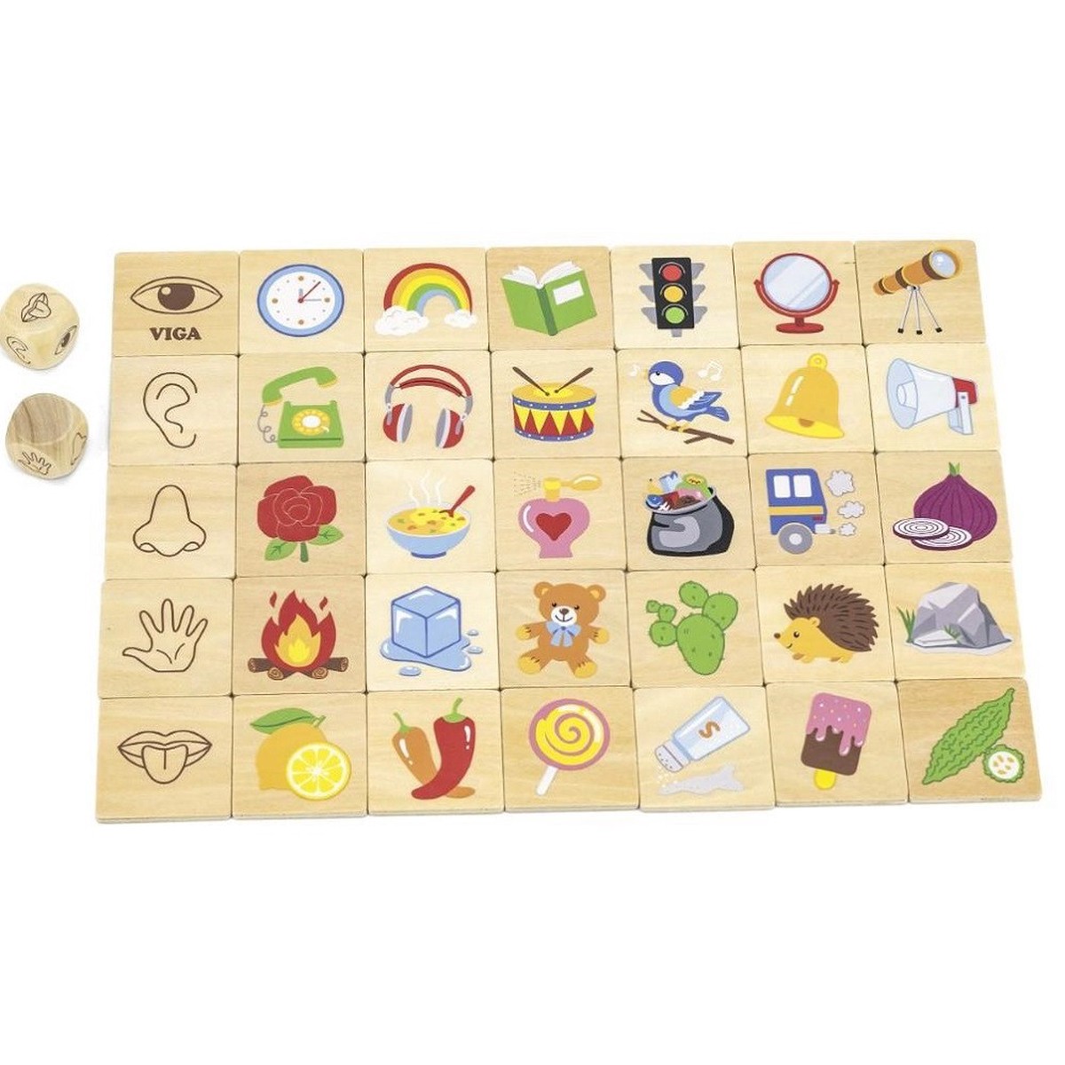 Viga Learning Senses Puzzle Set
